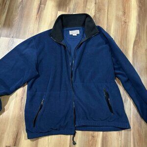 Men's XL Navy Blue Fleece Jacket Colorado Timberline hiking outdoor hunting